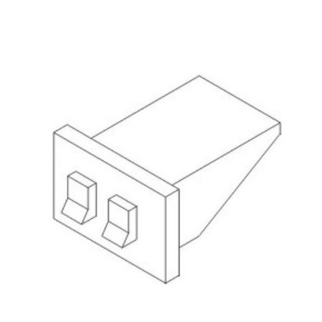 INTERRUPTOR BIPOLAR GRIS LAIA/GAVINA GTI (3 uds)