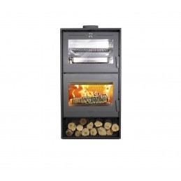 Cocina de Leña Lacunza ALTEA 12 kW con Horno | Sierra Norte
