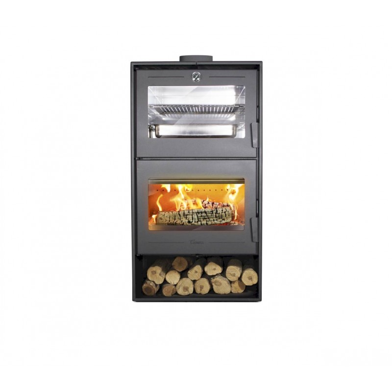Cocina de Leña Lacunza ALTEA 12 kW con Horno | Sierra Norte