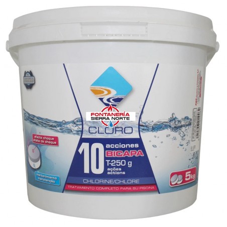 CLORO 10 ACCIONES T-250 G