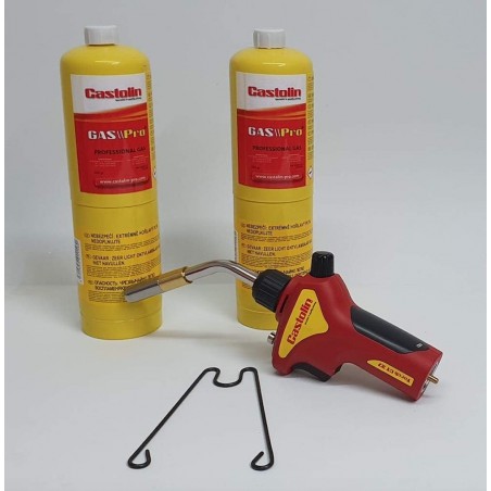 MALETA SOPLETE SOLDADURA + 2 BOMBONAS CASTOLIN
