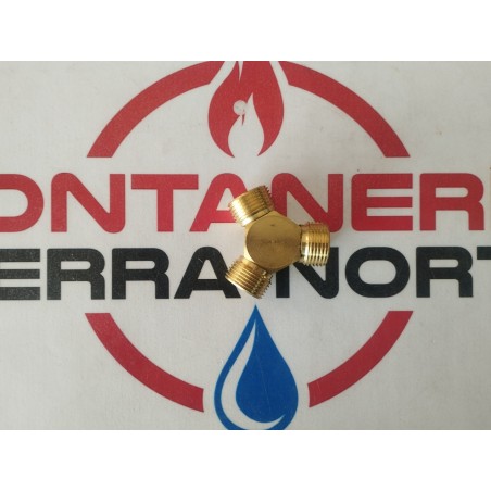 TE PARA LIMITADOR DE GAS DE 2 ENTRADAS 20/150