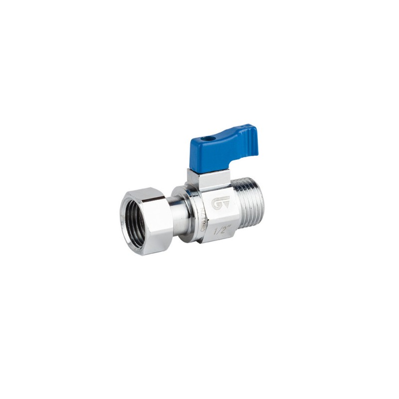 Válvula mini Genebre 3/4" M-H con tuerca loca PN16