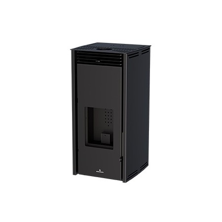 Estufa de Pellet Sin Electricidad Bronpi FREE-6 Negro 6 kW