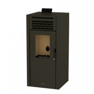 Estufa de Pellet Canalizable Bronpi ADEL Negro 13 kW