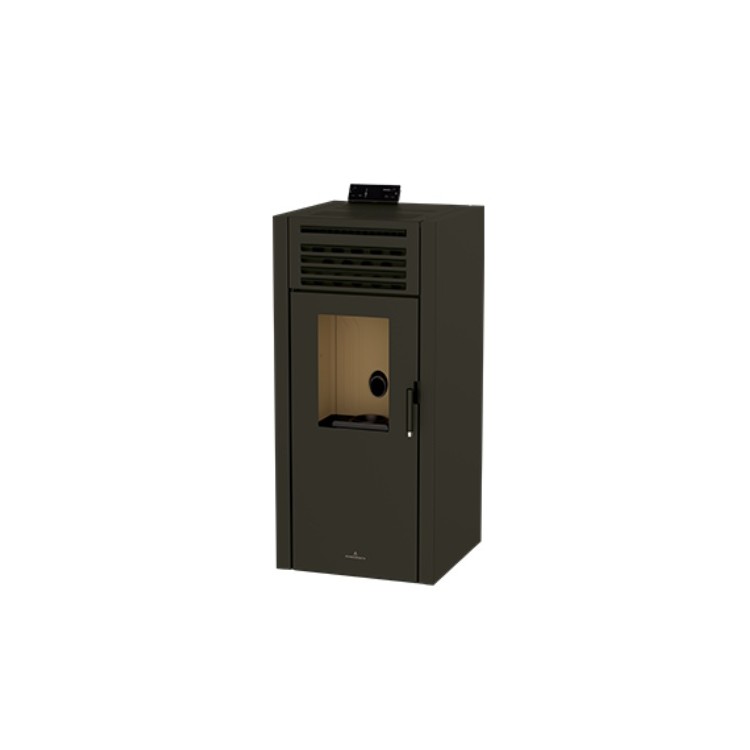 Estufa de Pellet Canalizable Bronpi ADEL Negro 13 kW