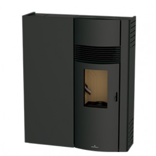 Estufa de Pellet Extraplana Bronpi ADRY Negro 11 kW