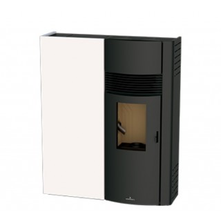 Estufa de Pellet Extraplana Bronpi ADRY Marfil 11 kW