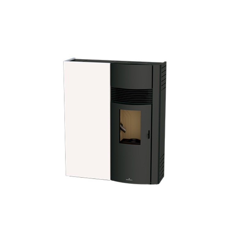 Estufa de Pellet Extraplana Bronpi ADRY Marfil 11 kW