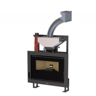 Insertable de Pellet Extraplano Bronpi BRUNO-SLIM 9,6 kW