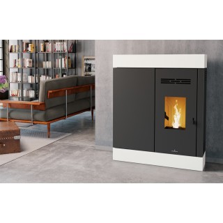 Estufa de Pellet Extraplana Canalizable Bronpi CIRA 8 kW