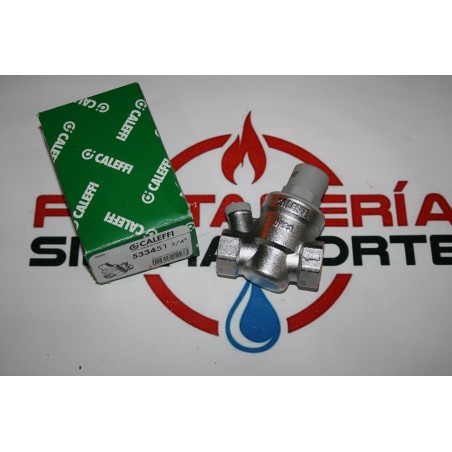 Reductor presión Caleffi 1/2" regulable 1-6 bar